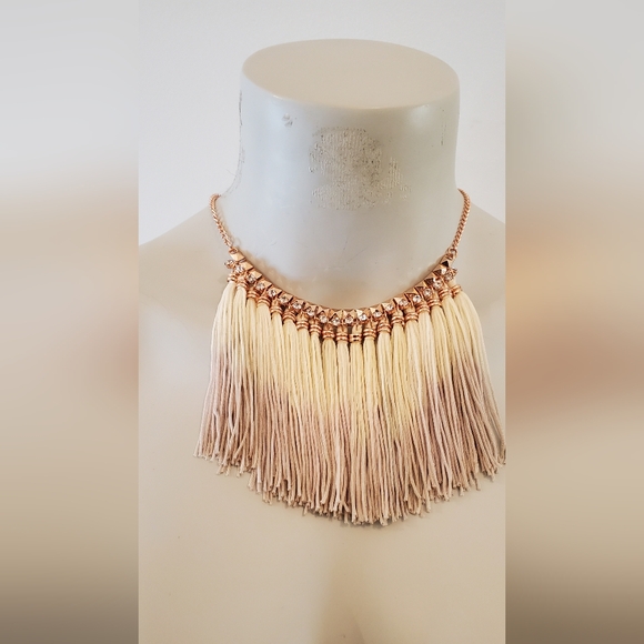 BCBGeneration Jewelry - BCBGeneration Fringe Tassel Necklace